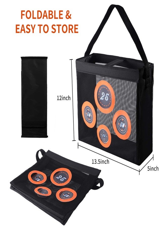 Hely Cancy Portable Shooting Practice Target Toy Storage Mesh Bag Compatible with Nerf Darts for Kids 6+ - Image 5