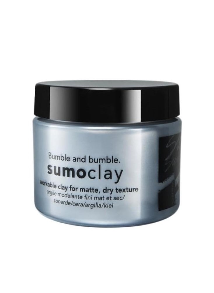 Bumble and Bumble - Bumble and bumble Sumoclay Matte Texture Clay | Workable Texture, Moldable Hold + Matte Finish | Wavy, Straight, 1.5 oz. - Image 1