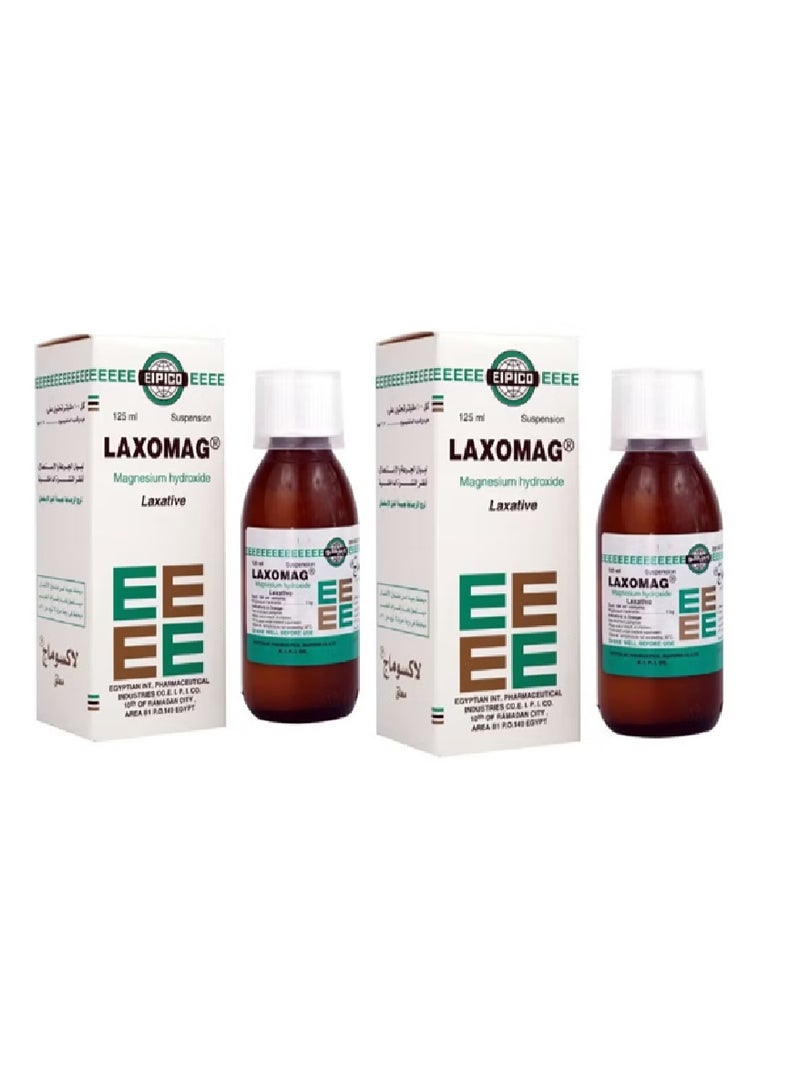 Laxomag 7.5% Suspension 125ml Twin Pack