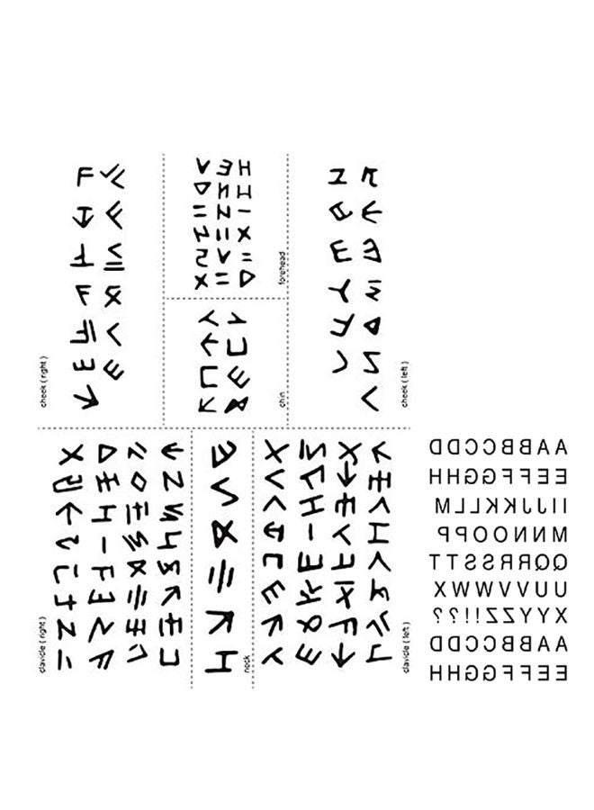 Greae The Mummy Halloween Scary Face Tattoo Temporary 3 Sheets Realistics Make Up For Costume Parties… - Image 2