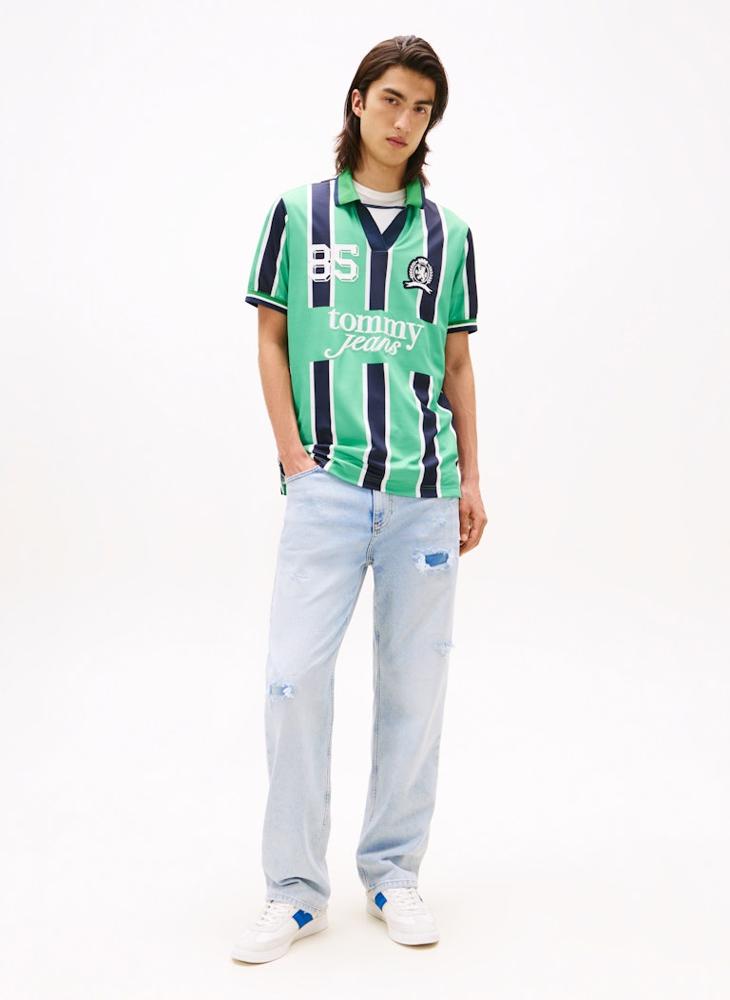 TOMMY JEANS Heritage Graphic Interlock Polo Shirt - Image 4