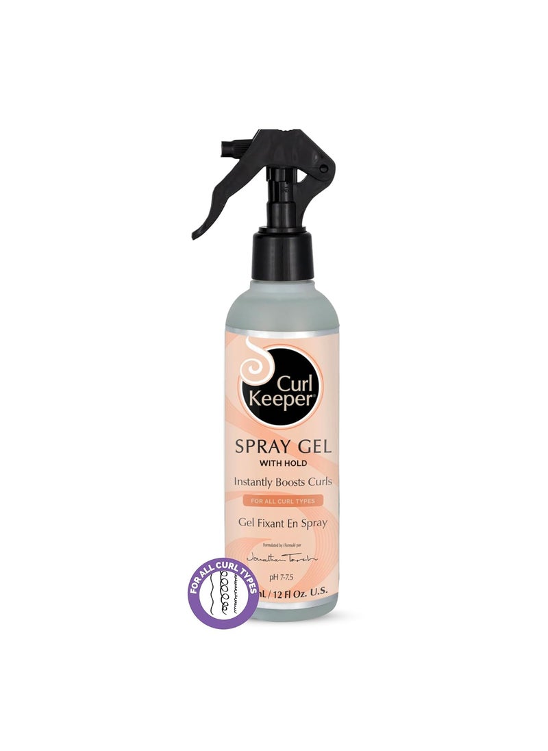 Curl Keeper Curl Keeper Hair Gel for Curls  WaterBased Styling Gel with Instant Hold and Boost for All Curl Types 12 Fl Oz For Women  Men 