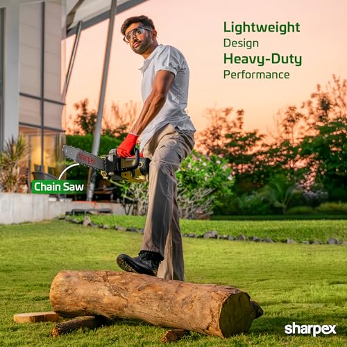 Sharpex 18-inch Tree Limb Master Electric Handheld Chainsaw with Low-Kickback Corded Power 2200 Watt (3HP) Electric Chainsaw with 15 MT Wire - Image 4