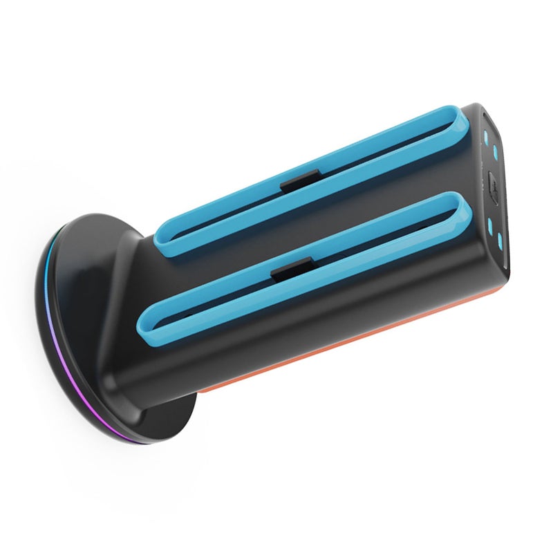 محطة شحن مغناطيسية لجهاز Switch 2 مع شحن سريع ومؤشر LED ومواضئ إضاءة 9 - لون أسود - Image 3