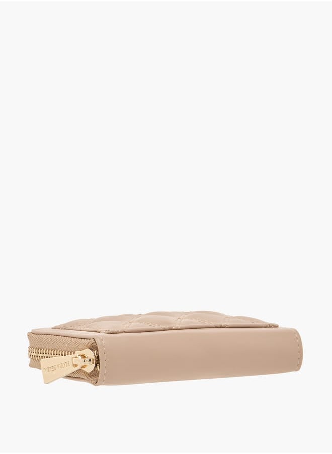 Flora Bella By Shoexpress Womens Quilted Zip Around Wallet  - Image 4