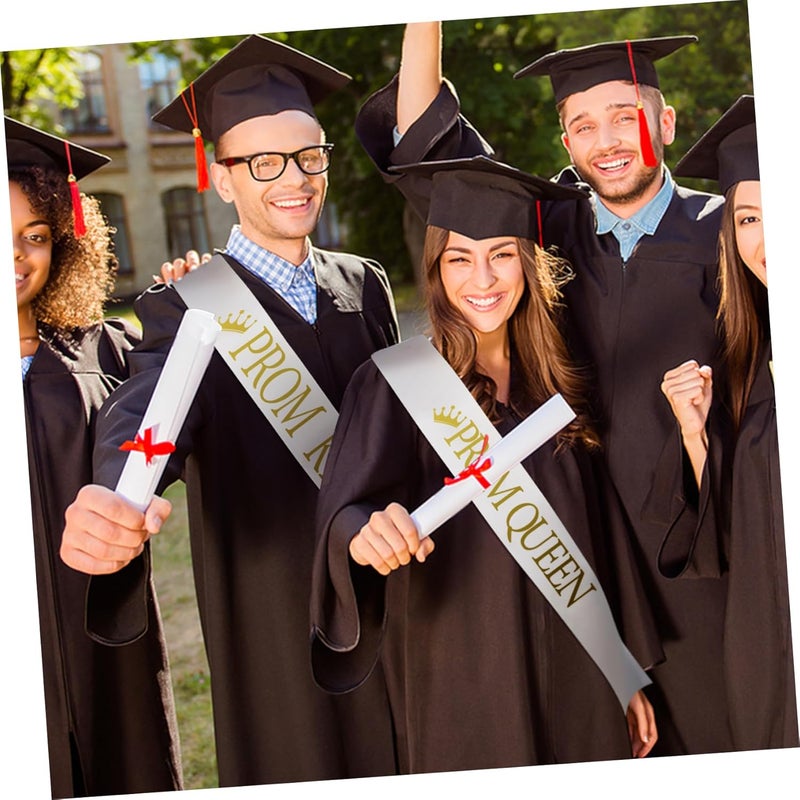 FOMIYES 2pcs Girl Scout Sash Shoulder Strap for Graduation Class of Prom Royalty Sashes - Image 4