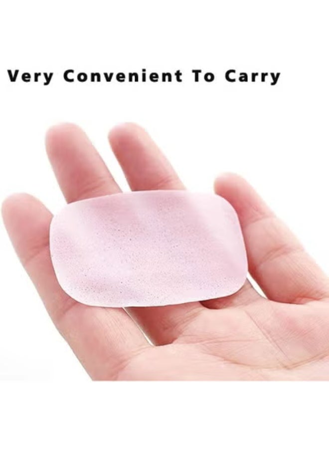 Generic Portable Travel Soap Paper Sheets – Pocket Disposable Hand Wash Strips with Case – Compact Cleaning Solution for Outdoor, Office & Travel Use – Multicolor – 2 Pack - Image 5
