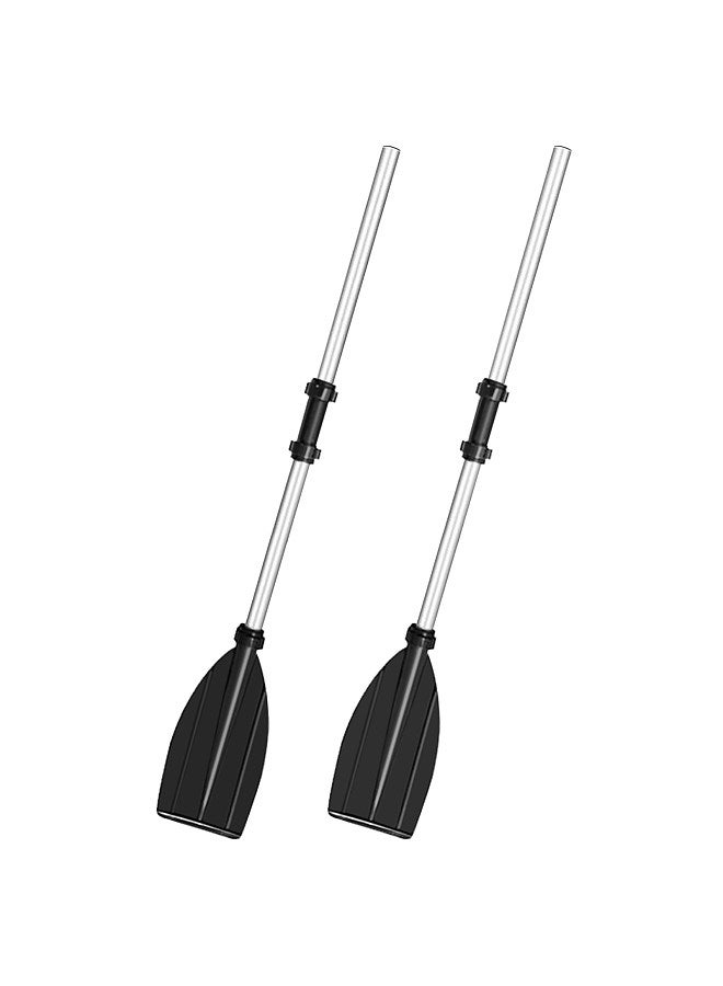 Generic 125cm Kayak Paddles Aluminum Magnesium Alloy Lightweight Paddles Detachable Kayaking Paddles - Image 1
