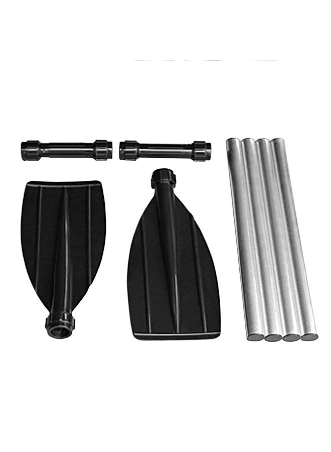 Generic 125cm Kayak Paddles Aluminum Magnesium Alloy Lightweight Paddles Detachable Kayaking Paddles - Image 4