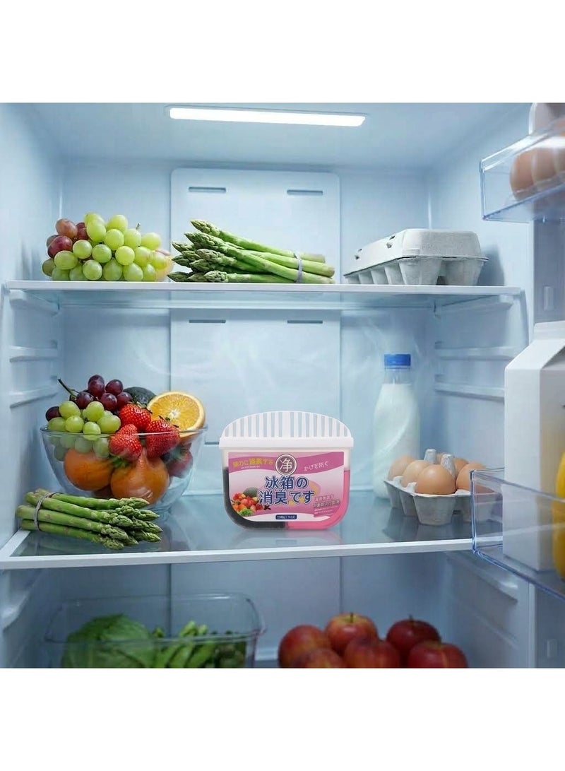 Dual-Action Refrigerator Deodorizer Box with Activated Charcoal & Plant Polyphenols Gel - Image 5