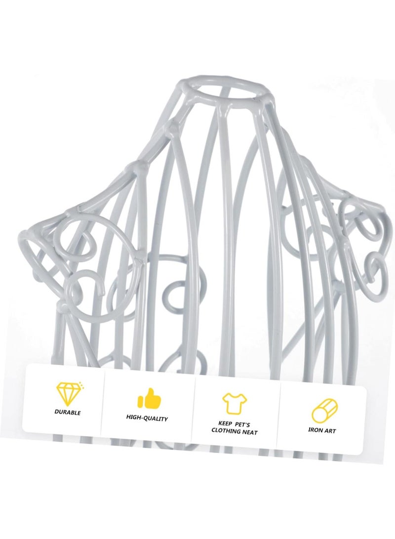 GGOOT 1pc Lightweight Pet Clothing Display Rack Durable Iron Dog Clothes Hanger Compact Convenient Pet Clothing Holder for Grooming Products and Accessories - Image 5