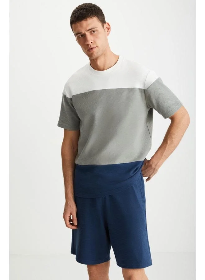 Grimelange Ramadanp004 Men's Navy Shorts.