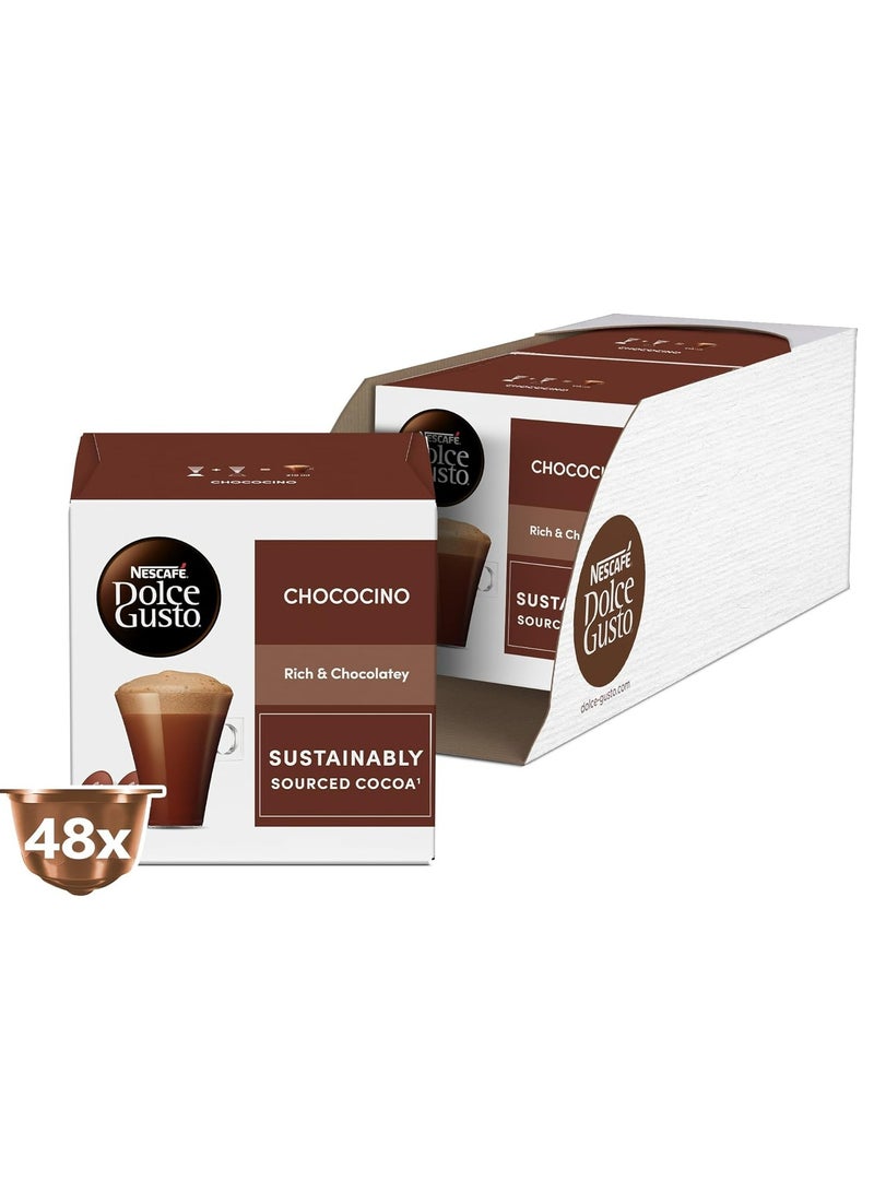 nescaf_dolce_gusto Chococino 16 Coffee Capsules 256g Pack of 3 - Image 4