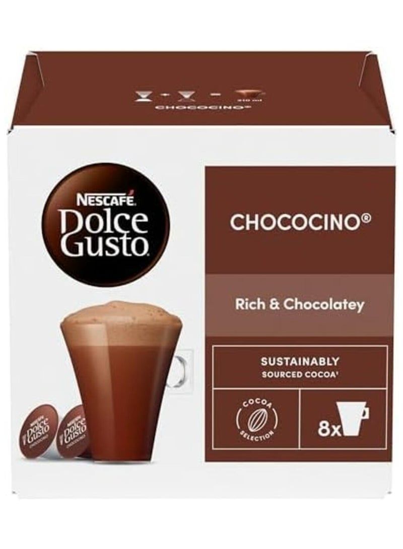 nescaf_dolce_gusto Chococino 16 Coffee Capsules 256g Pack of 3 - Image 2