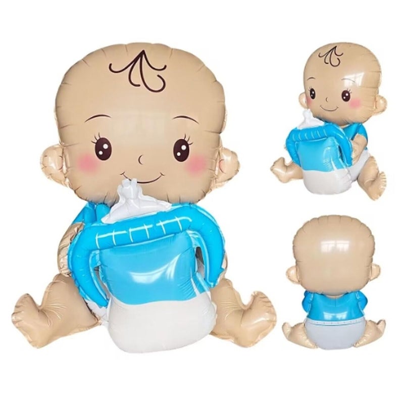 SAMOKA Baby Boy Balloons,5 PCS 19-37 Inch Baby Balloon,Baby Shower Balloons - Image 3