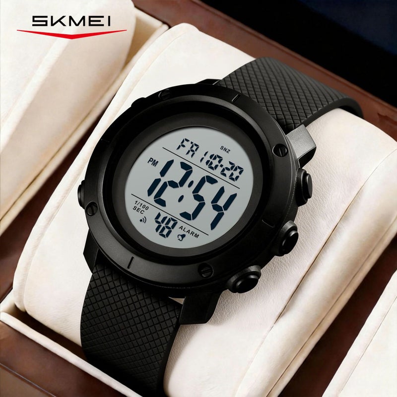 Skmei Men's Digital Sport Watch with Dual Time, Stopwatch, LED Light - Image 1