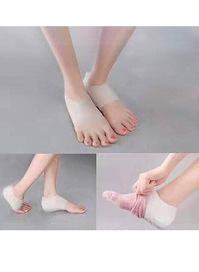 Generic Silicone heel lengthening heel to provide comfort and lengthen the foot, soft and comfortable  - Image 2