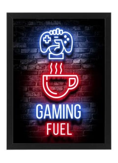 RKN Coffee The Gaming Fuel Wall Art Poster Frame  A4 Size  - Image 1
