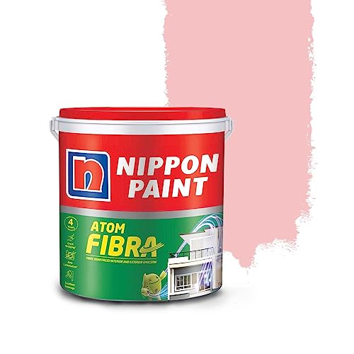 Nippon Paint Atom Fibra 2 In 1 Interior & Exterior Emulsion 1 L Pink & Reds (Astilbe) - Image 1