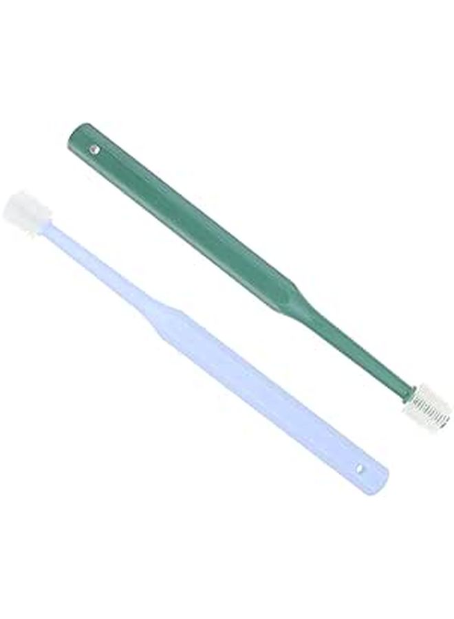 2Pcs Pet Toothbrush Set for Dogs Cats with Non Slip Handle Dental Care Fresh Breath - Image 1