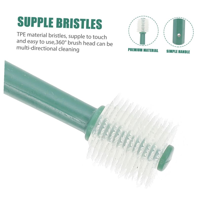 2Pcs Pet Toothbrush Set for Dogs Cats with Non Slip Handle Dental Care Fresh Breath - Image 3