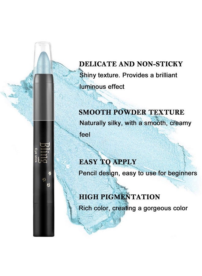 Boobeen Eyeshadow Pencil Crayon Waterproof Eyeshadow Stick Shimmer Cream Eyeshadow Pen Create Glitter Eye Makeup Easy To Use - Image 3
