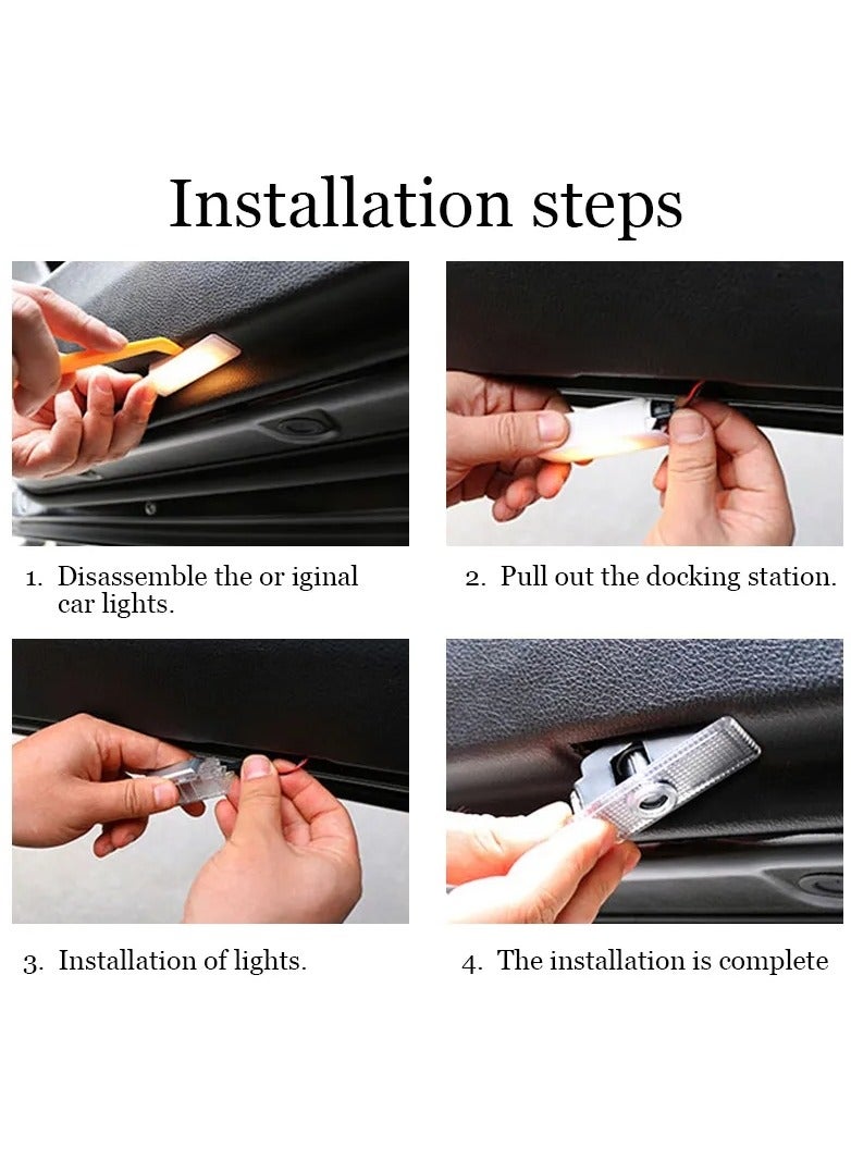 Vierex Mercedes Door Logo Light Welcome Projector Lamp Compatible Model Mercedes CLS 2019 CLA-Clsaa 2020-2021 -2021  S-Coupe New CLA CLS E-Coupe S-Coupe Puddle Light Banz Accessories 2PC For 2Door - Image 5