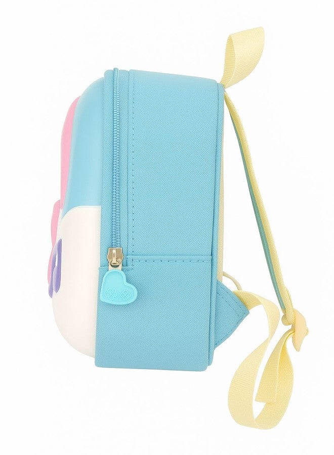Nubby Dotss Kids Musical Theme Mini Backpack with Guitar Design, Yellow Straps, Mesh Back Panel for School, Picnic (blue) - Image 3