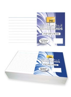 Psi 3-Pack White Index Cards 5x3 Inch Size  - Image 2