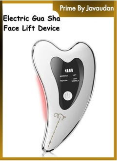 برايم بي جافاودان جهاز مساج الوجه الكهربائي Gua Sha للتجاعيد والانتفاخ والذقن المزدوجة وتخفيف التوتر والتدفئة والاهتزاز  - Image 1