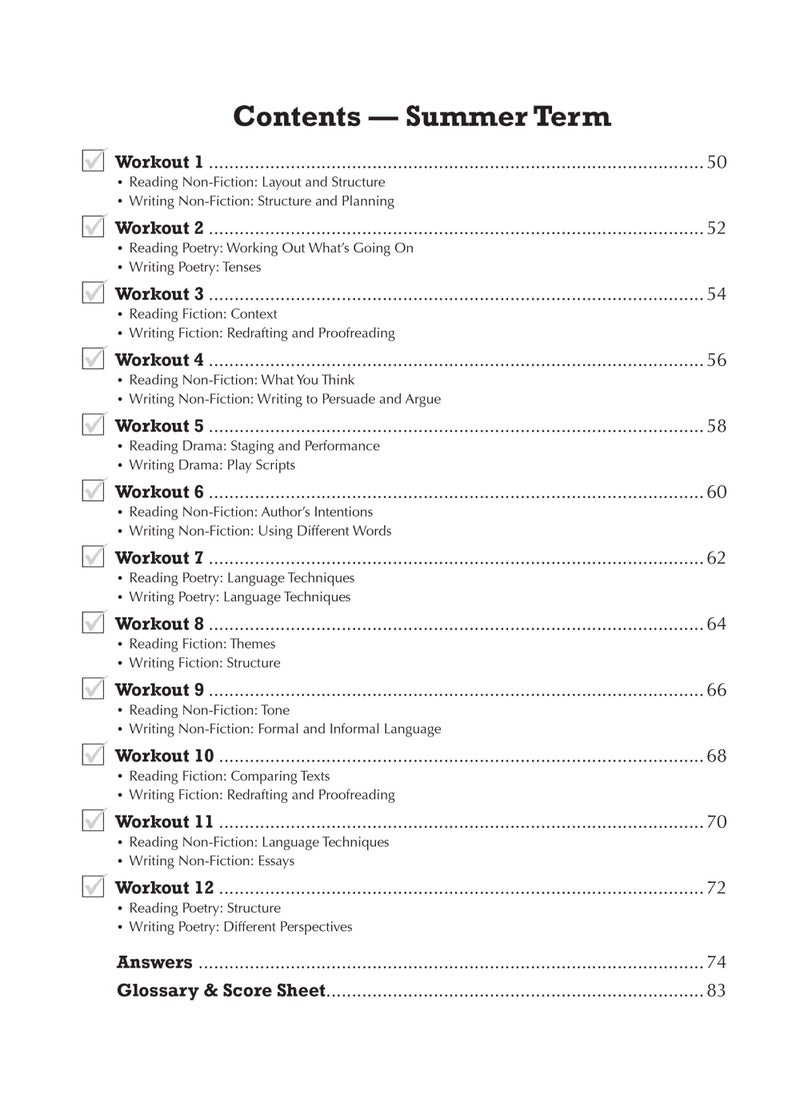 KS3 Year 7 English 10-Minute Weekly Workouts  - Image 2