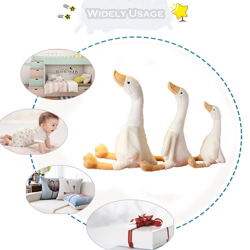 Chelei2019 19.7"" Goose Stuffed Animal Plush Toy White Swan Stuffed Animal Toy Gifts For Kids - Image 3