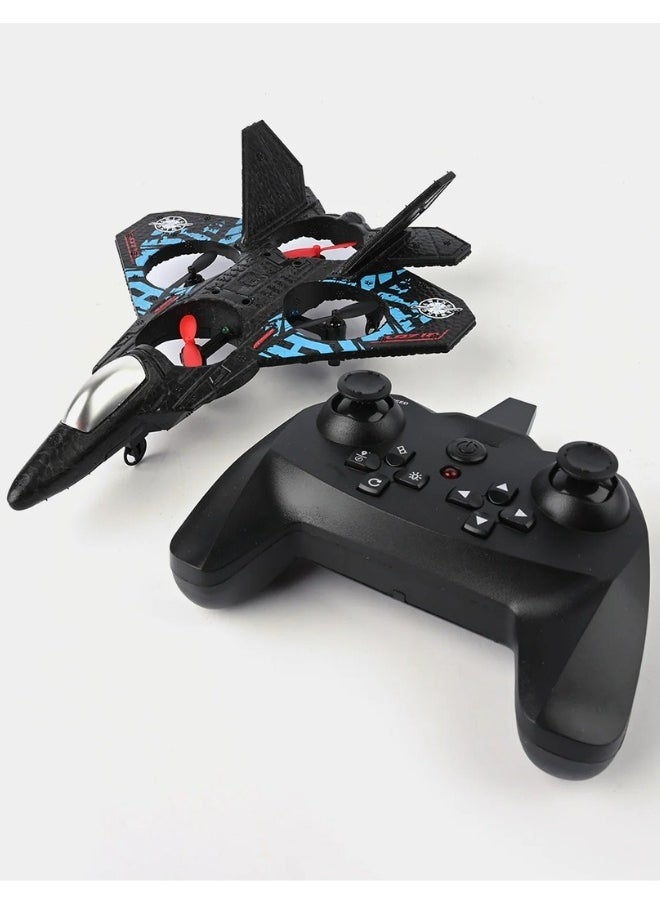 TOY GARDEN - RC Aeroplane 2.4GHz Remote Control L0712 Quadcopter Floating Fighter Plane – RTF Airplane Toy with Colored Lights and USB Charging, Ideal for Beginners, Kids, and Adults - Image 1
