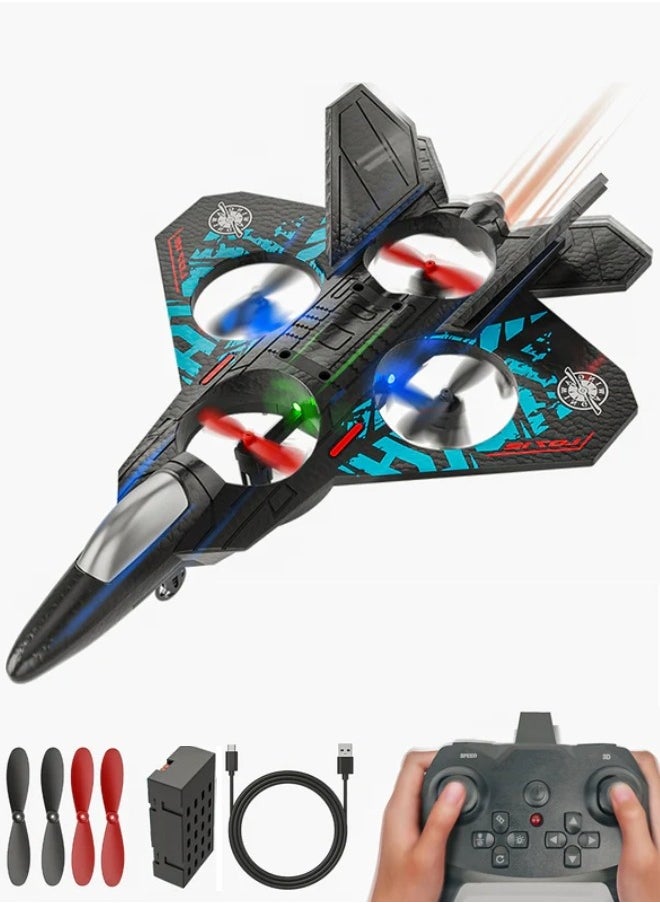 TOY GARDEN RC Aeroplane 2.4GHz Remote Control L0712 Quadcopter Floating Fighter Plane – RTF Airplane Toy with Colored Lights and USB Charging, Ideal for Beginners, Kids, and Adults  - Image 1