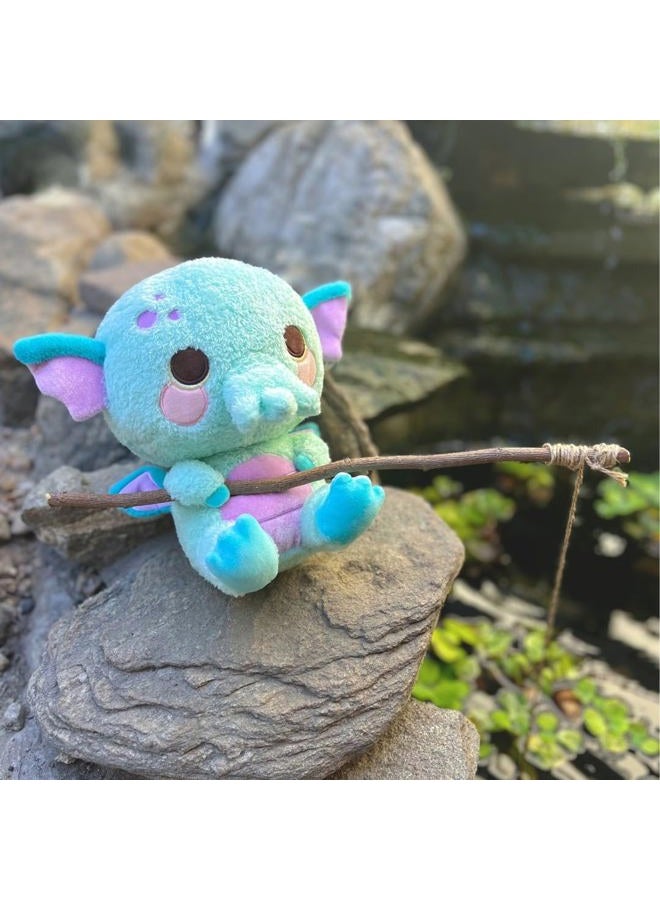 Cuddle Barn PlushGoals - Lulu The Curious Cthulhu | Cute Kawaii Soft Plush Cuddly Cryptid, 10 inches - Image 5