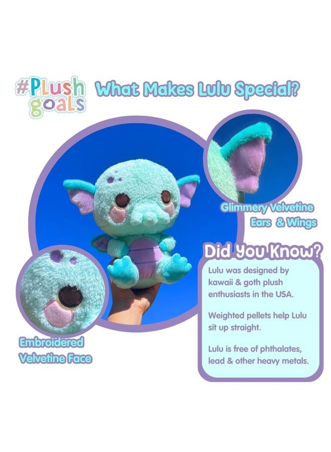 Cuddle Barn PlushGoals - Lulu The Curious Cthulhu | Cute Kawaii Soft Plush Cuddly Cryptid, 10 inches - Image 4