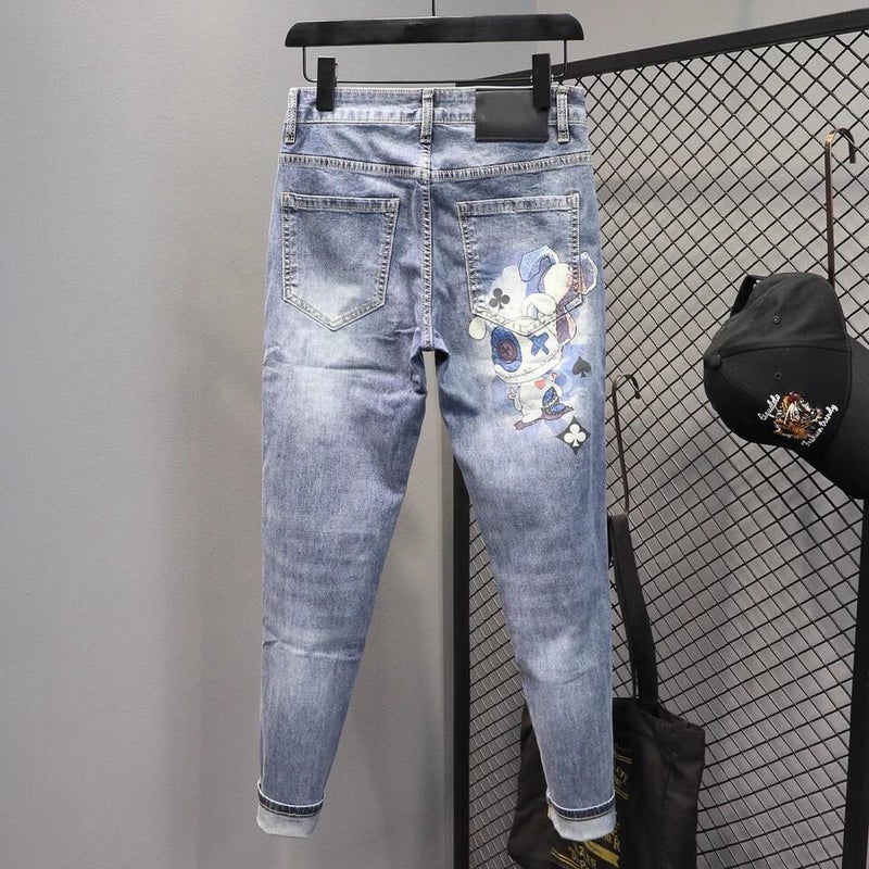 Unisex Casual Daily Denim Jeans - Image 3