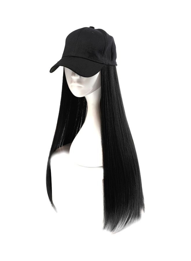 Generic Straight Long Hair Extension With Hat