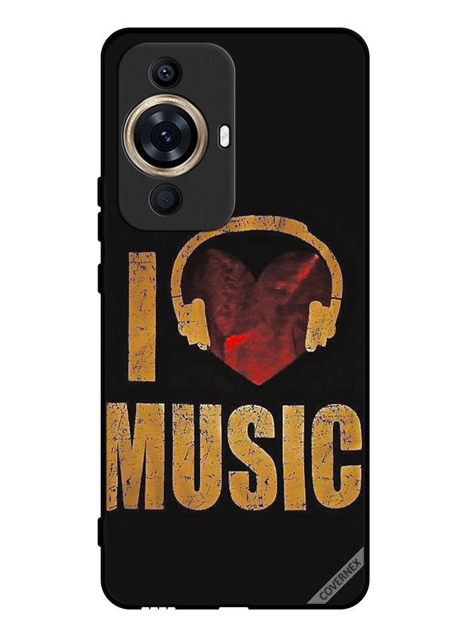 Covernex Protective Case Cover For Huawei nova 11 Vintage I Love Music - Image 1