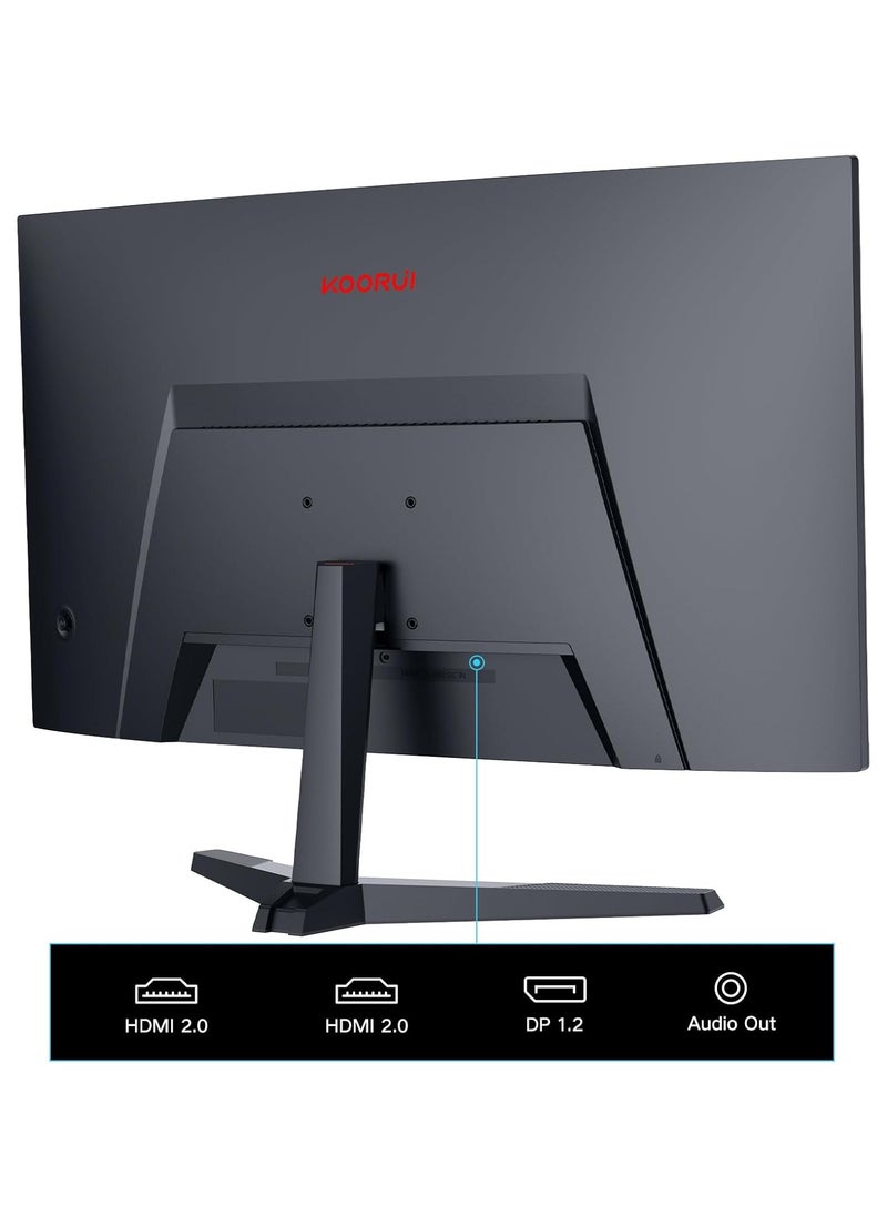 24 Inch Gaming Monitor - Full HD (1920x1080p) Curved Monitor 165Hz VA 1ms 1500R PC Monitors with Adaptive Sync, HDMI X2 /DP, VESA Compatible, Tilt Adjustable, Eye Care - pzsku/Z6BE9BD80F3024DC514AFZ/45/_/1739029034/84ceea85-0fde-452c-b2c1-8304ff60f4bc