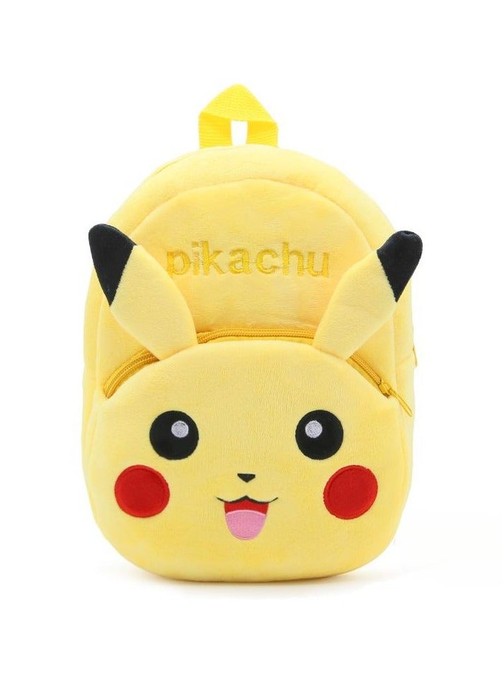 Pikachu Design Zipper Backpack