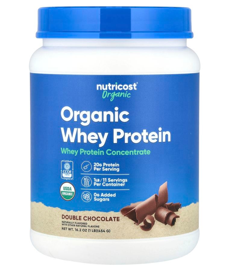 Organic Whey Protein Double Chocolate 1 lb (454 g)