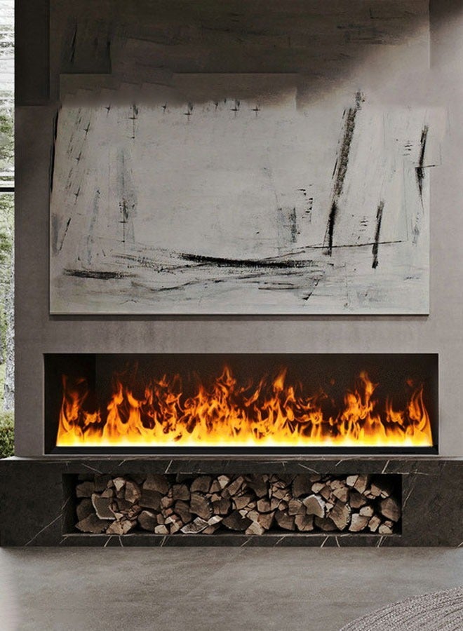 Smart Steam Flame Fireplace Sound Of Firewood Cracking 3D Water Vapour Electric Fireplace - Image 1