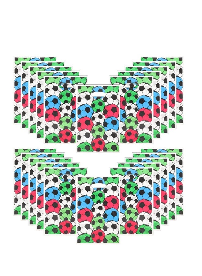 50 قطعة أكياس تسوق أكياس هدايا أكياس حفلات رياضية أكياس بسكويت أكياس هدايا أكياس تغليف باقات أكياس حلوى لوازم حفلات عيد الميلاد زينة بيزكبول حب الرياضية كرة - Image 1