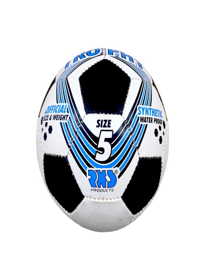 SBG Football for All Ages, 32 Pannel Football, Hand Stitched Football for Soft and Wet Grounds, Match Football,Size-5 (Trophy, White and Black) - Image 2