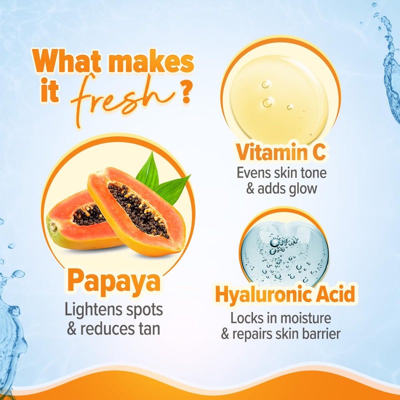 Aqualogica واقي شمس ملون معزز بالتألق من أكوالوجيكا لجميع أنواع البشرة SPF 50 PA مع البابايا وفيتامين C حماية من أشعة UVA و UVB لون عالمي لبشرة متألقة وآمنة من الشمس 50 جرام عبوة واحدة - Image 4