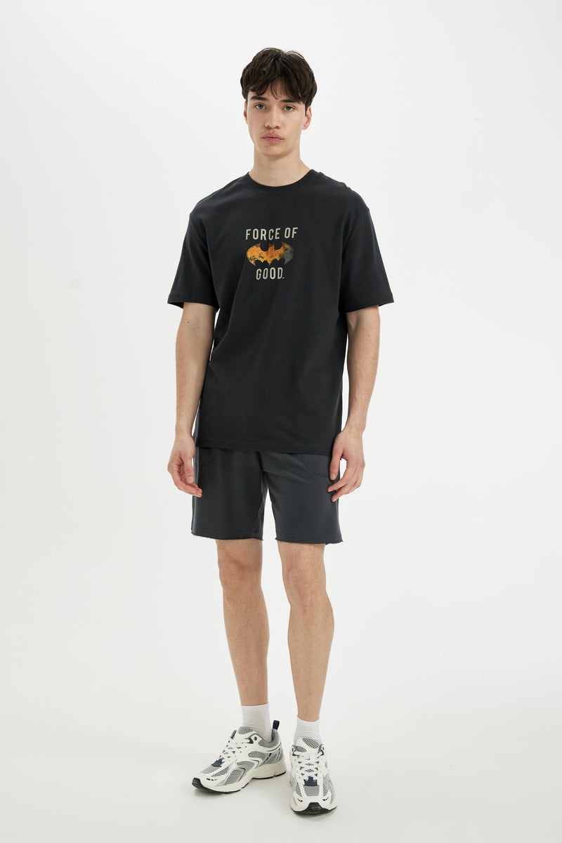 DeFacto Man Slim Fit Thin Sweatshirt Fabric Super Skinny Hem Shorts - Image 1