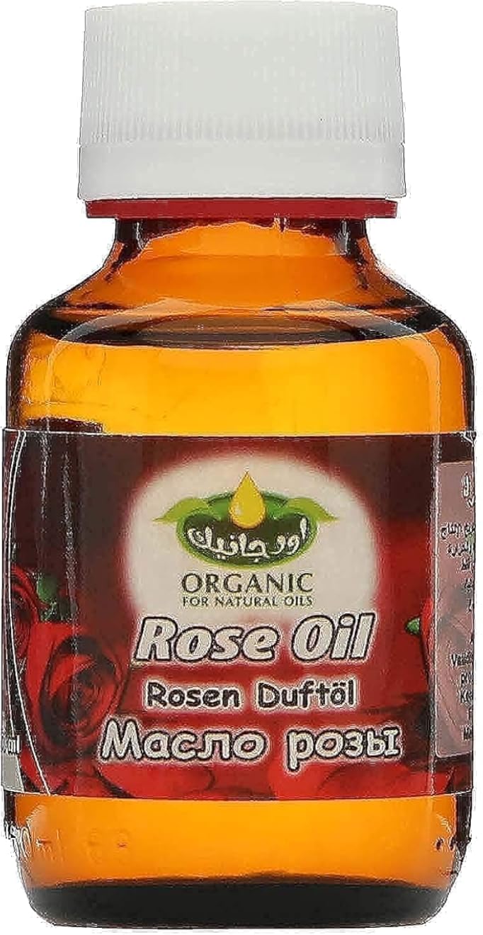 Organic Body Massage Rose Oil, 60 ml