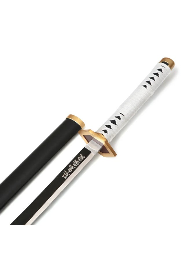 O8.design Anime | Sabito Nichirin Sword Replica (1:1 Scale) | High-Quality Carbon Steel, Non-Sharpened Prop for Cosplay & Collectors - Image 5