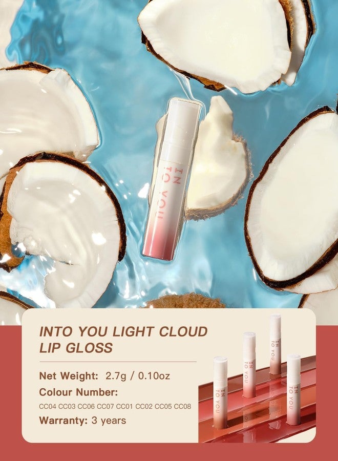 INTO YOU Lip Stain Long Lasting, Lip Gloss, Lip Tint, Lip Plumper Gloss, Glitter Lip Gloss, Liquid Lipstick, Vivid Color, Smudge-Proof, Lightweight, Naturally Moisturizing, Lip Oil For Dry Lips (CC02) - Image 3